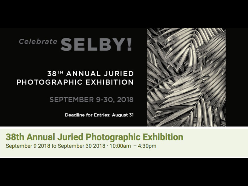 Selby Gardens 38th Juried Photographic Exhibition